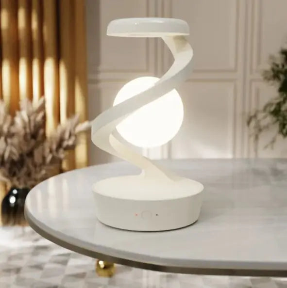 Lunar Glow Desk Lamp with Wireless Charger