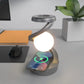 Lunar Glow Desk Lamp with Wireless Charger