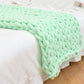 Chunky Knitted Blanket